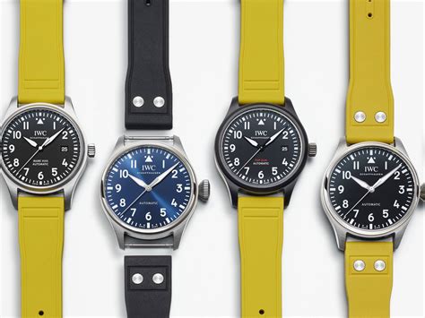 iwc big pilot 43 rubber strap|iwc rubber straps.